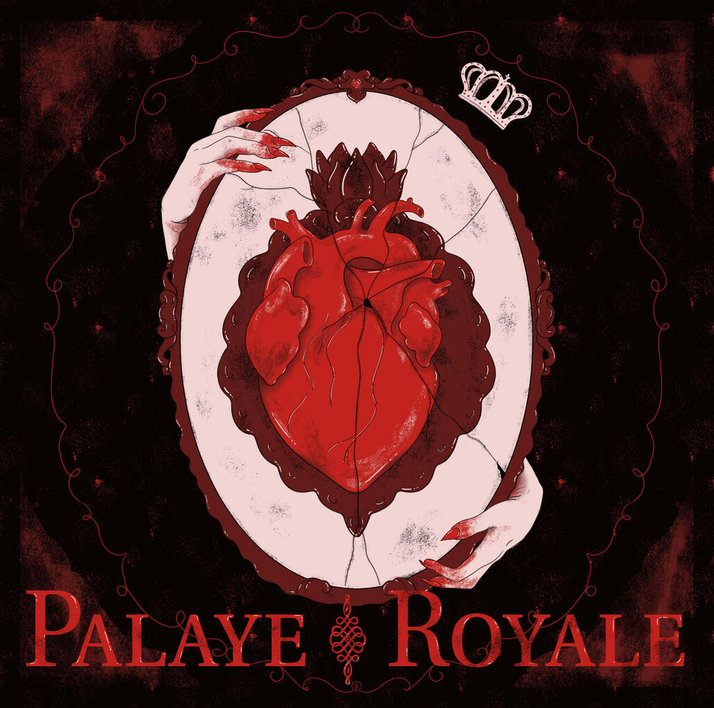 Creation of two hypothetical album covers for a band. Only four colours were used, with no other nuances, for my drawing class. Digital painting.